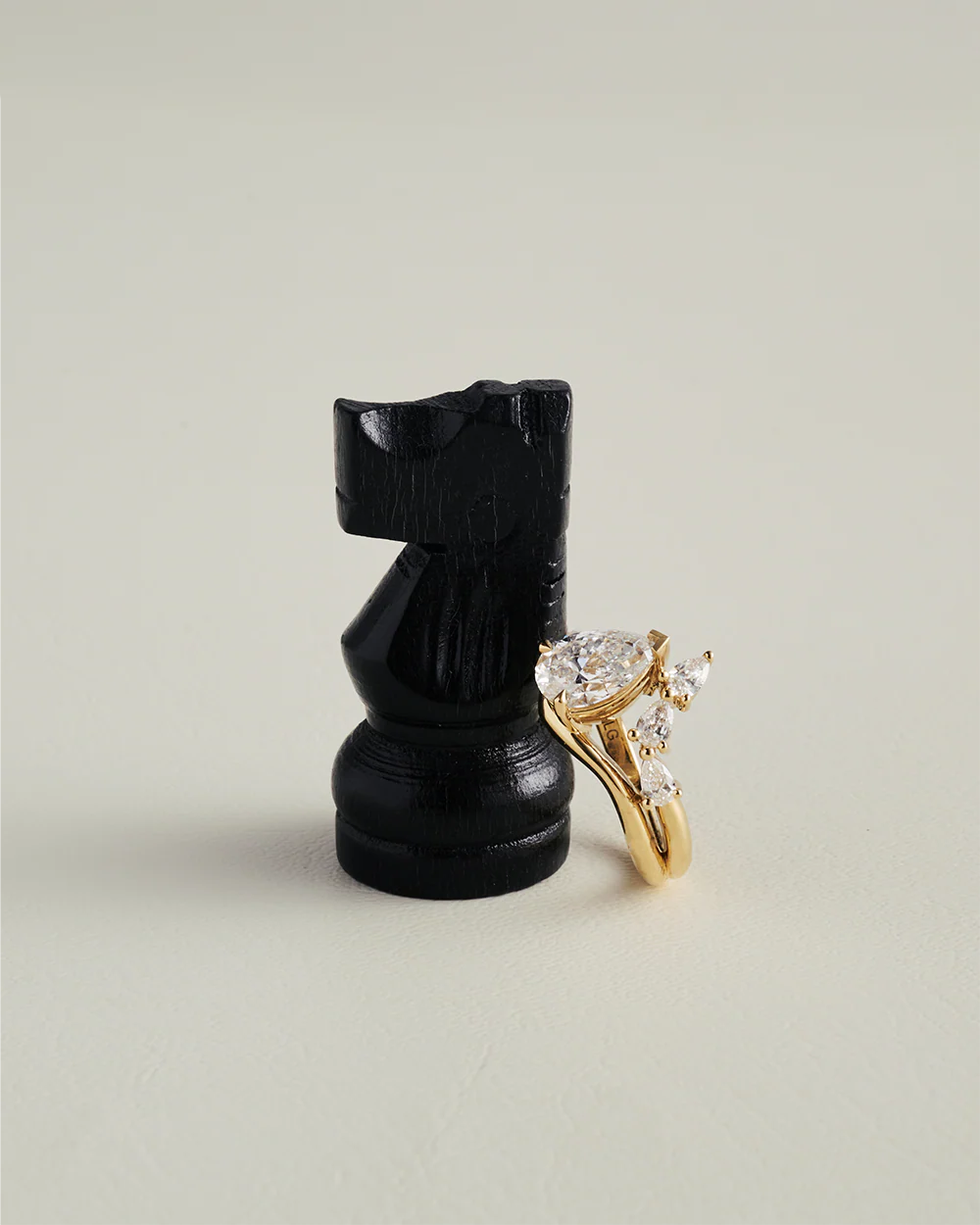 Yasmin 1.53ct Pear Diamond Ring - Image 5